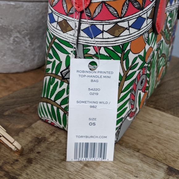 🦜SOLD🦜NWT Tory Burch "Something Wild" mini purse - Picture 6 of 11